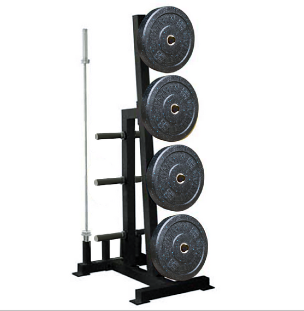 Mountain Bumper Plate and Barbell Rack - SummitRubber